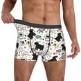 thumbnail image 2 of Kdxio Men's Boxer Briefs with Funny Puppy Print - Comfortable and Breathable Underwear for Everyday Wear, 2 of 7