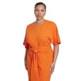 thumbnail image 3 of ELOQUII Women's Plus Size Cross Front Flutter Sleeve Dress, 3 of 3