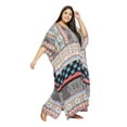 thumbnail image 3 of Caftans Longs pour Femmes Grande Taille Robe Caftan Robe de Soirée Fête Été Plage Robe d'Été Manches Kimono Longues Robes Décontractées en Ligne, 3 of 6
