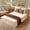 Beige, variant on Vcatnet 16.7" Queen Size Bed Frame with Mattress, 2-in-1 Corduroy Platform Cloud Bed, No Assembly Bed and Mattress, Beige