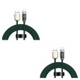 thumbnail image 4 of Matsuzay Línea de datos portátil 5A Anti-óxido Pantalla digital de 1,2 m Banco de energía de 480 Mbps Cable de reemplazo de carga rápida Verde 40 W Type2 NO2, 4 of 5