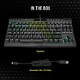thumbnail image 3 of CORSAIR CHAMPION Series K70 RGB TKL - Keyboard - backlit - USB - key switch: CORSAIR OPX RGB - black, 3 of 9