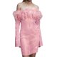 thumbnail image 1 of Vestido corto bandeau para mujer, vestido elegante de tubo con lentejuelas, vestido estético Kuymtek Rosa T S para Mujer, 1 of 9