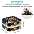 thumbnail image 5 of Collie Travel Portable Square Earring Holder with Necklace Holder, Storage Box, and Travel Organizer - Ideal for Girls and Women, 5 of 6