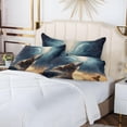 thumbnail image 7 of Wolf Under Moonlight Body Pillow Cover with Zipper, Soft and Cozy Fuzzy Fleece Body Pillow Case Cover 21 x 54 in, Plush Long Body Pillow Pillowcase for Fall and Winter Home Decor Gifts, 7 of 7