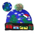 thumbnail image 1 of Qarigey Gorro de Navidad LED, suéter, gorro de punto, gorro de punto con luz navideña, regalo de Navidad para niños, adornos de Año Nuevo 2021 Sombreros dinosaurio Qarigey AP000294-05, 1 of 1