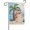 Multi, variant on Sand Snowman Decorative Double Sided Garden Flag 12 x 18 inch