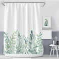thumbnail image 3 of Shower Curtains Anti-mold, Anti-bacterial, Washable Bathtub Curtain Polyester Fabric with 12 Shower Curtain Rings, 3 of 9