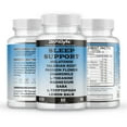 thumbnail image 3 of Sleep Aid-Melatonin-L Theanine-Valerian Root-Passion Flower-Chamomile-Magnesium-GABA-Lemon Balm-60 Capsules, 3 of 10