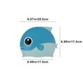 thumbnail image 3 of 1 Pack Kids Swim Cap Durable Silicone Swim Caps for Boys Girls Toddler Waterproof Bathing Pool Swimming Caps Comfortable Kids Baby whale Swimming Hats for Long and Short Hair,, 3 of 7