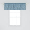 thumbnail image 2 of Ambesonne Pastel Window Valance, Spiral Forms and Circles, 54" X 18", Blue Grey and Multicolor, 2 of 3