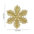 thumbnail image 2 of Christmas Snowflake Ornament for Christmas Tree Decoration Hollowed-out Snowflake Pendants Christmas Tree Pendants Window And Shopping Center Christmas Decorative, 2 of 6