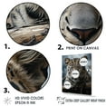 thumbnail image 3 of Designart "Majesty Of The Leopard In The Wild" Animals Leopard Floater Framed Canvas Art Print, 3 of 5