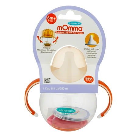 Lansinoh mOmma Stage 1 Soft Spout Sippy Cup