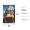 thumbnail image 2 of Canadian Pacific Railway Company - CP FP9A 4040 Diesel Locomotive Train - CPR Logo Beaver Shield - Vintage Travel Poster by Peter Ewart c.1950 - Fine Art Matte Paper Print (Unframed) 30x44in, 2 of 4