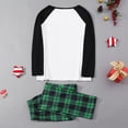 thumbnail image 4 of Pjs Deer Plaid Long Sleeve T Shirt Top And Pants Xmas Sleepwear Holiday Outfit Mom Dad Son Daughter Xxla Family Matching Christmas Pajamas Sets, 4 of 7