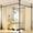 Black, variant on Room Divider for Room Separation, Tension Curtain Rods No Drilling, 4-10ft(H) 28-70inch(W) Adjustable Temporary Privacy Wall Divider, Heavy Duty Freestanding Space Partition Separator, White