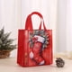 thumbnail image 5 of Adornos navideños, adornos navideños, regalos navideños. Bolso de mano negro navideño, bolsa de compras no tejida, regalo navideño, bolsa de embalaje para regalo. Bolsos no tejidos., 5 of 6