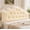 Beige, variant on College Dorm Bed Bolster Pillow Long Reading Rectangular Headboard Pillow Backrest Support Cushion for Sitting in Bed Daybed Pillows Soft (Silver Gray, Twin 90cm / 35")