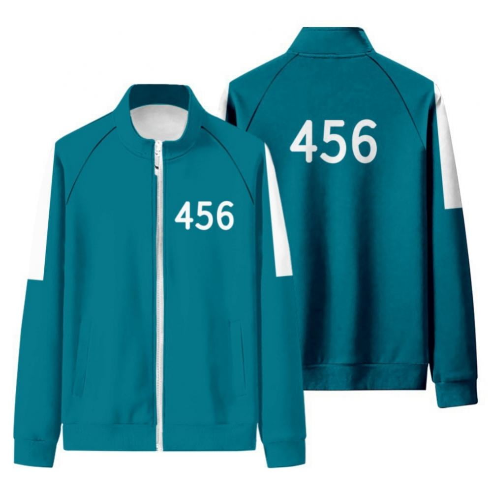 Squid Game Men Women Hoodie Tracksuit Pants Set Halloween Party Cosplay Costume