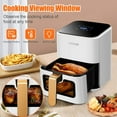 thumbnail image 5 of PRIJESSE Deime 4.2 qt Air Fryer, White - Digital LCD, 5 of 7