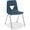 Blue & Navy, variant on 18 in. Seat-height Stacking Student Chair - Blue & Navy