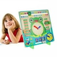 thumbnail image 1 of AMERTEER Children Teaching Clock Learning Time Month Season Weather Educational Tool New, 1 of 11