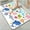 Colorful Sea Creatures, variant on 1pc Cartoon Cat Faces Bathroom Rug Bathroom Decor and Accessories- Durable,Anti Slip,And Quick Drying,Suitable For Indoor/outdoor Use - Perfect For Bathrooms,Bedrooms,Kitchens