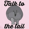 thumbnail image 2 of CafePress - Talk To The Tail Long Sleeve Infant Bodysuit - Long Sleeve Cotton Baby Bodysuit, 2 of 4