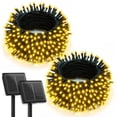 thumbnail image 1 of Guirnalda de luces solares Brightown 400 LED, 144 pies, paquete de 2 unidades, impermeables, 1 of 1