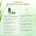 thumbnail image 6 of Aloderma Skin Brightening Serum with 65% Organic Aloe Vera - Face Serum with Niacinamide, Vitamin C and Alpha-Arbutin for Glowing Skin - Aloe Vera Face Glow Serum - Refine Skin Texture and Tone, 6 of 9