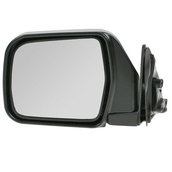 TRQ Driver Side Power Mirror Chrome Cover Textured Black Fits 1990-1995 Toyota 4Runner TO1320121