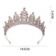 thumbnail image 2 of Corona de boda con diamantes de imitación, diadema para niñas, princesa, fiesta de cumpleaños, accesorios de boda nupcial, regalo navideño para mujeres y niñas, 2 of 5