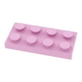 thumbnail image 1 of Funbrick] 50pcs Plate 2x4 3020 Compatible with Famous Brand Building Block Classic Building Blcok Toys MOC DIY 50PCS pink, 1 of 5