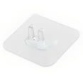 thumbnail image 1 of bedienty Wall Mounted Toothbrushes Holder Waterproof Brush Hanger Toothpaste Shaver Storage Bracket Space Saving Bathroom Transparent 1Set, 1 of 6