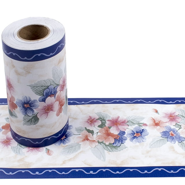 Guardoinrt PVC Wallpaper Borders Self Adhesive – Ink Wash PVC material: The Painting Style Waistline Trim Ink Wash Painting