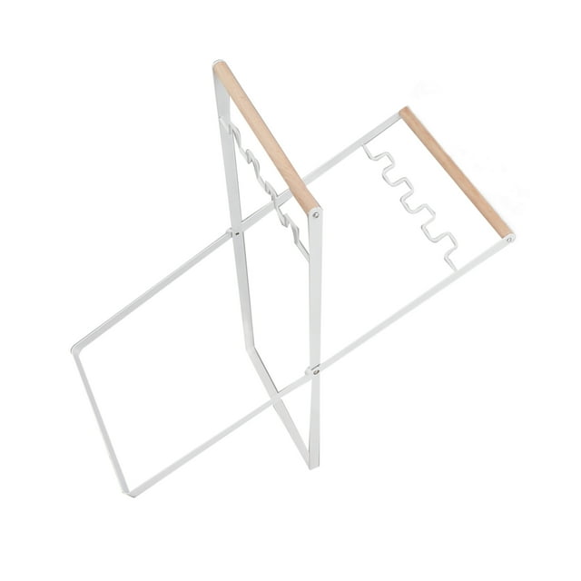 Foldable Trash Rack, Prevents Rusting, Portable Waste Sorting Bin for Outdoors Camping, 2 Garbage Bag Included