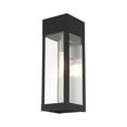 thumbnail image 5 of Beaumont Lane Transitional 1-Light Stainless Steel Outdoor Wall Lantern in Black, 5 of 11