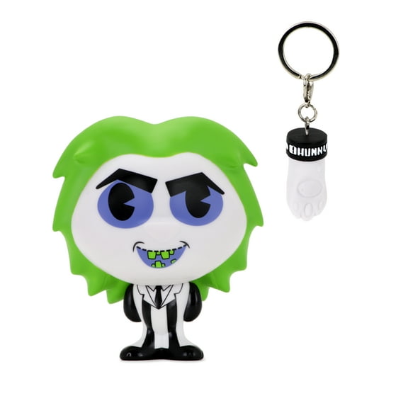 Kidrobot Beetlejuice: Bhunny Betelgeuse Beetlejuice, (4"), Including Bhunny Paw Keychain