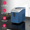 thumbnail image 2 of Frigidaire 26 Lbs. Countertop Ice Maker, Bullet Shaped Ice, Azure, 2 of 9