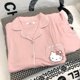thumbnail image 1 of Sanrio-Pijama de Hello Kitty para mujer, ropa de dormir de manga larga, pantalones largos, cárdigan, traje de dibujos animados para el hogar, conjunto de 2 piezas, primavera y otoño, 1 of 4