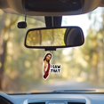 thumbnail image 2 of 8 funny emoticon car air freshener set-hanging novelty freshener, with skull, duck design, humorous car accessories decoration, cute air freshener gift, suitable for men and women, 2 of 5
