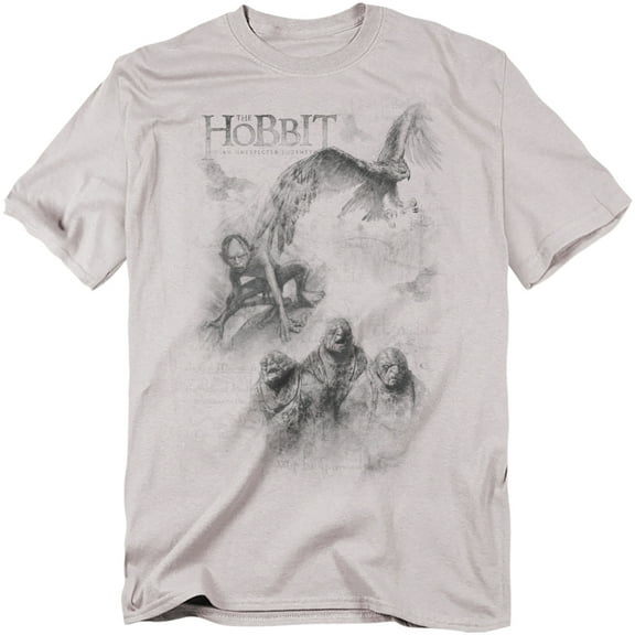 The Hobbit T-Shirt Hobbit Sketches Unisex Graphic Tee For Men & Women