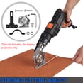 thumbnail image 4 of Amdohai Electric Drill to Electric Fabric Cutter Refitting Accessory Impact Drill Cloth Cutting Machines Conversion Tools Utility Fiber Clipping Accessories, 4 of 8