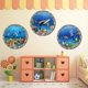 thumbnail image 3 of Ocean Animals World Under Sea Decor Incluye Tortugas Marinas, Delfines, Peces, 3 Pegatinas De Vinilo 3D Extraíbles Para Decoración De Pared De Baño, Pegatinas De Pared Para Muebles De Dormitorio, 3 of 5