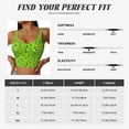 thumbnail image 5 of Picia golf Sport club Pattern Sports Bra for Women,Padded Strappy Sports Bras Medium Support Yoga Bra with Removable Cups,Running Yoga Bra-Large, 5 of 8