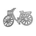 thumbnail image 2 of Bike Shape Cutting Die Diy Scrapbook Stencil Mold Paper Embossing Tool For Greeting Card Mengxi, 2 of 4