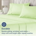 thumbnail image 5 of CGK Linens Extra Soft Pillowcases Set of 4 - King Size Hotel Luxury Breathable & Cozy 4-Piece Pillow Covers, Light Sage Green, 5 of 7