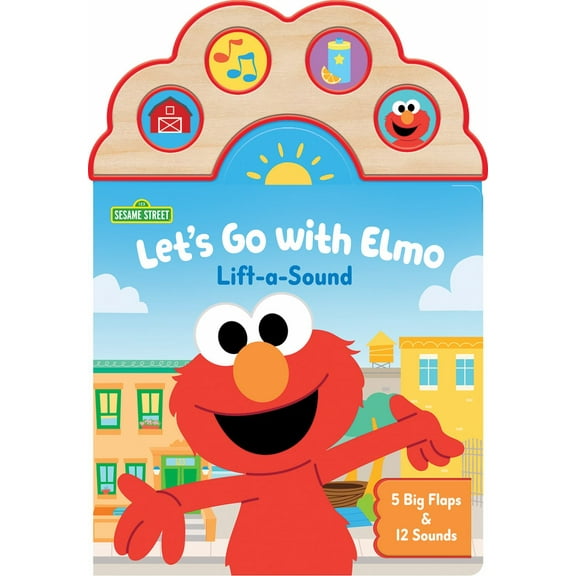 Sesame Street Let's Go with Elmo (Board Book)