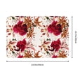 thumbnail image 3 of Non Slip Door Mat, Big Lilies Flowers Fast Drying Bath Tub Mats, Absorbent Bathroom Rugs Entrance Welcome Mat, Bath MatS for Tub, Floor, Home, Kitchen, Hotel,16x24in, 3 of 6